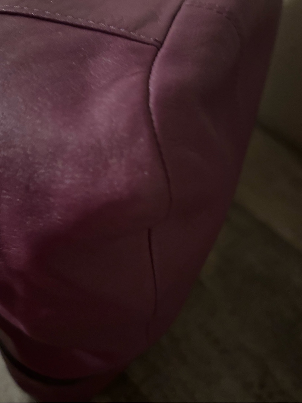 COACH ZOE EAST WEST TOTE  PLUM - Picture 9 of 12